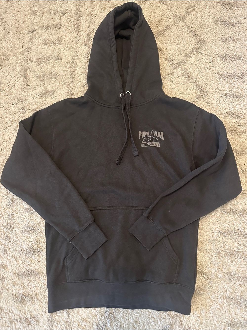 Pura Vida Dark Grey Hoodie